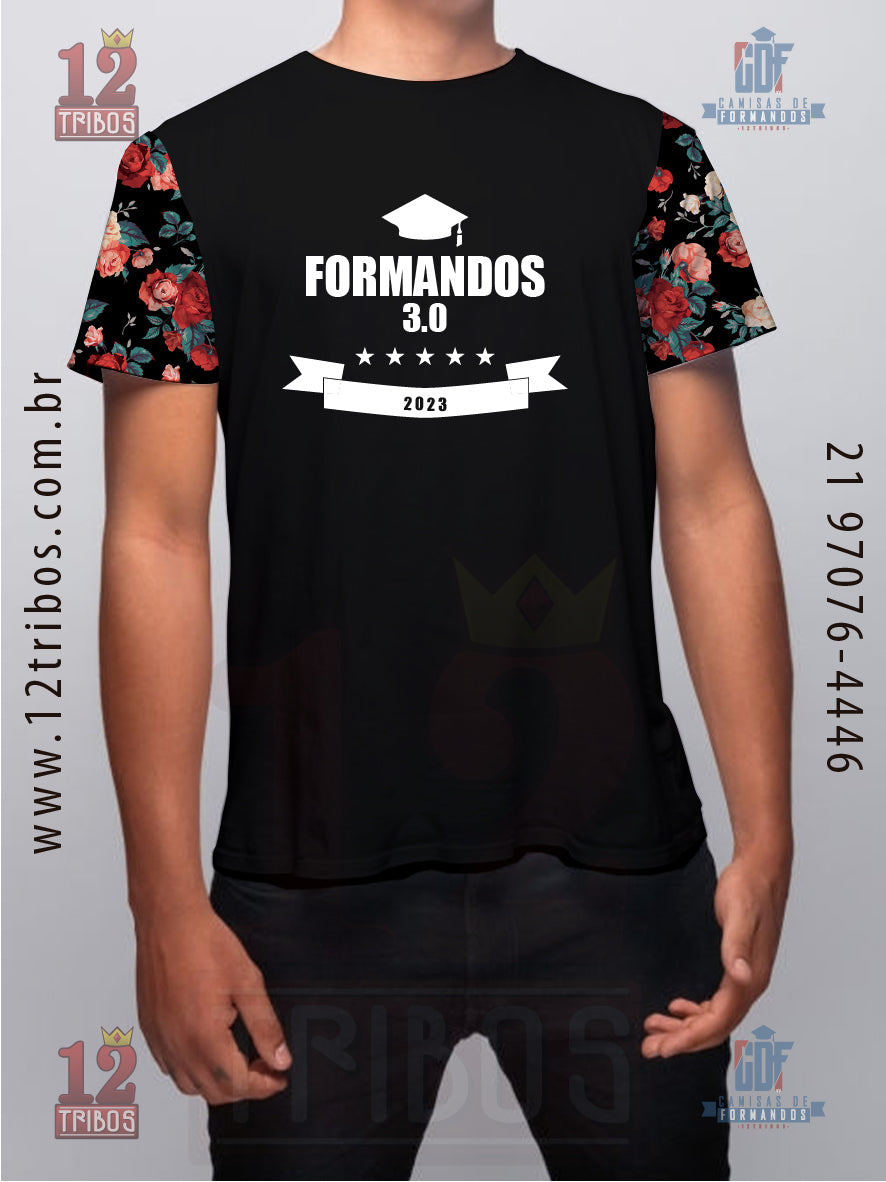 CAMISA DE FORMANDOS - FLORAL 01